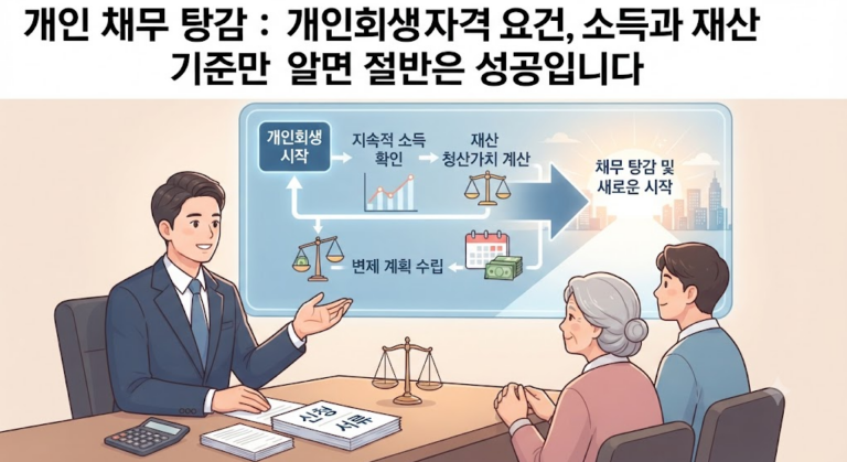 최대 90%까지 빚 탕감? 나에게 맞는 개인 채무 조정 제도는 무엇일까? 5 "개인회생과 개인파산 제도를 표로 비교하여 정리한 이미지"