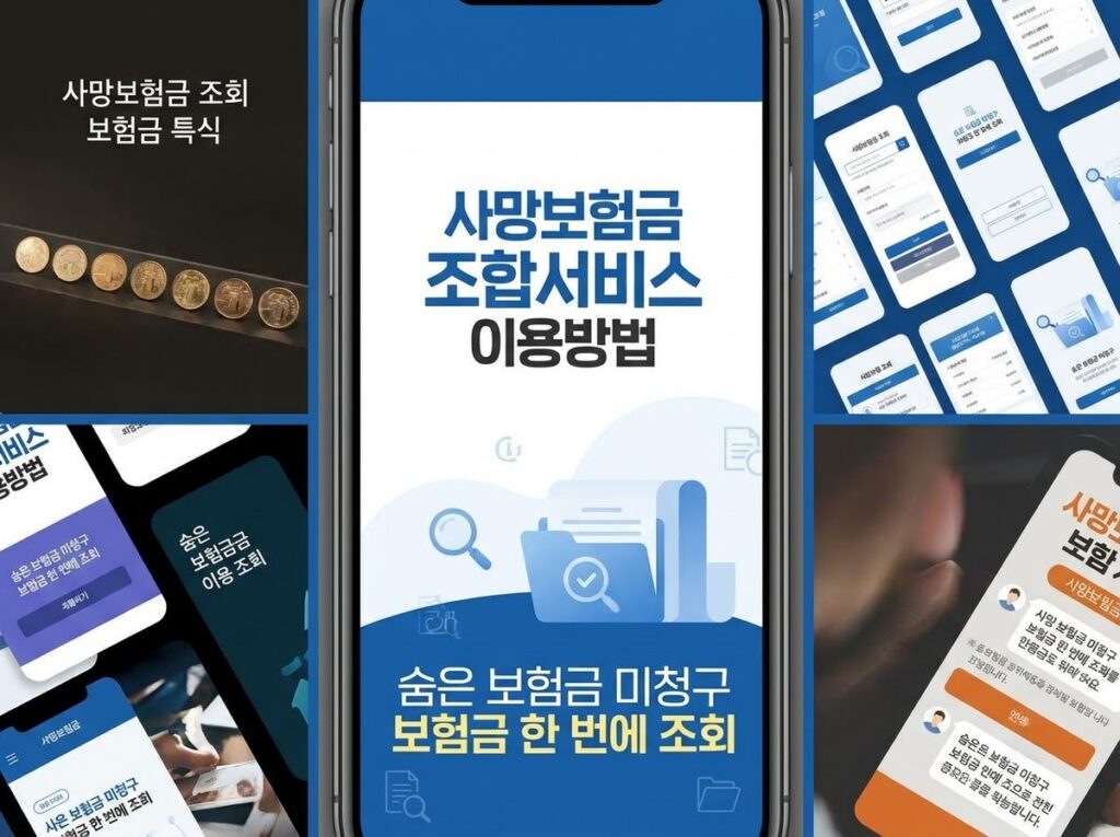 사망보험금 조회 통합서비스 이용방법 및 숨은 보험금 찾기 총정리 대표 이미지