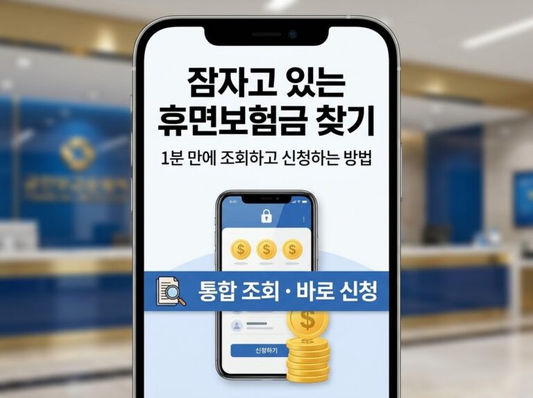 1분 만에 조회하고 신청 및 잠자고 있는 휴면보험금 찾기! 7 잠자고 있는 휴면보험금 1분 만에 조회하고 환급 신청하는 방법 안내 이미지