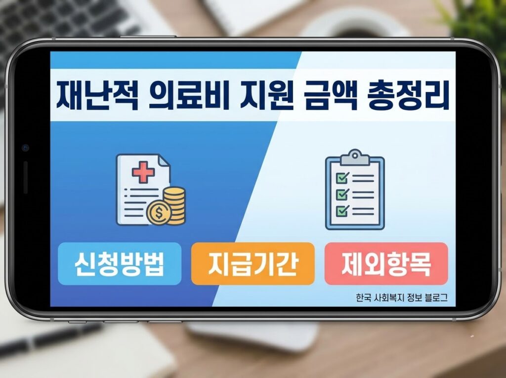 재난적 의료비 지원 대상, 신청방법 및 금액 총정리 안내 대표 이미지
